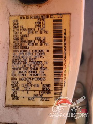 1N6ED27T4YC300265 2000 NISSAN FRONTIER photo no. 12