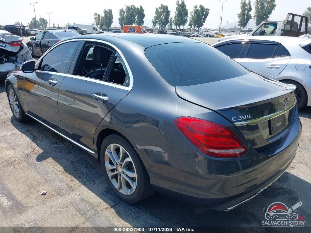 55SWF4JB8GU130537 2016 MERCEDES-BENZ C 300 photo no. 3