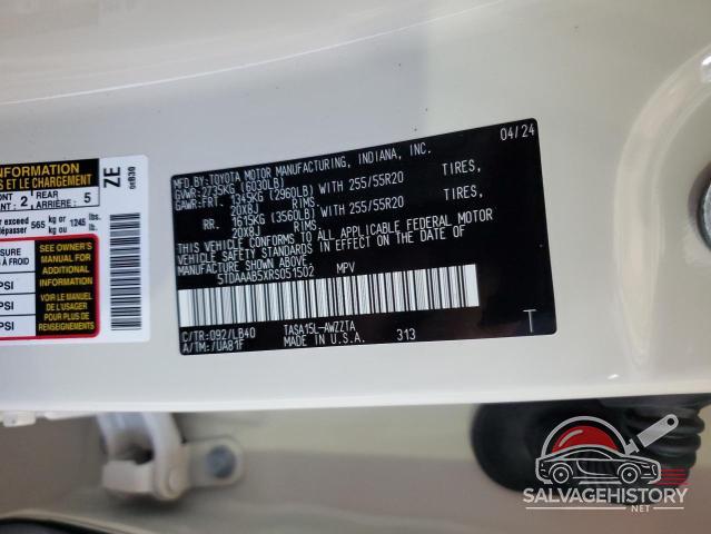 5TDAAAB5XRS051502 2024 TOYOTA GRAND HIGH photo no. 13