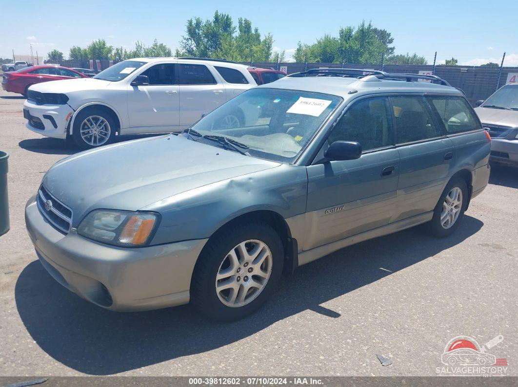 4S3BH665817655507 2001 SUBARU OUTBACK photo no. 2
