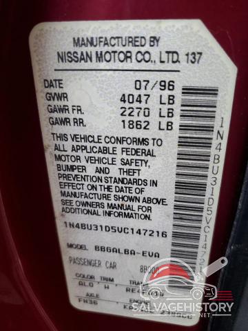 1N4BU31D5VC147216 1997 NISSAN ALTIMA photo no. 13
