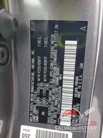 5TDYRKEC5MS058406 2021 TOYOTA All Models photo no. 14