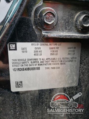 1G1RD6E40BU099188 2011 CHEVROLET VOLT photo no. 12