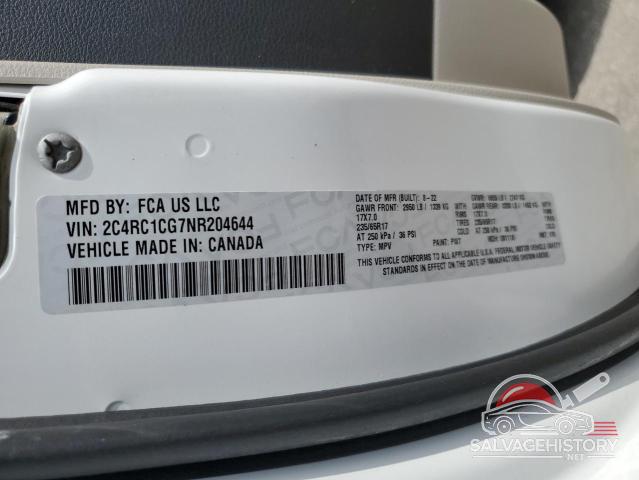 2C4RC1CG7NR204644 2022 CHRYSLER MINIVAN photo no. 14