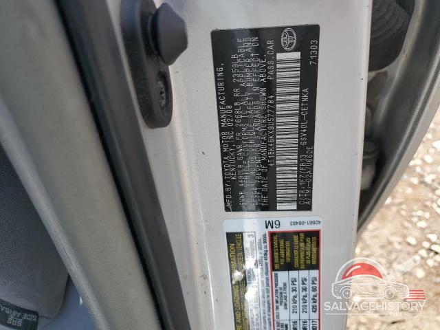 4T1BK46KX9U577784 2009 TOYOTA CAMRY photo no. 12