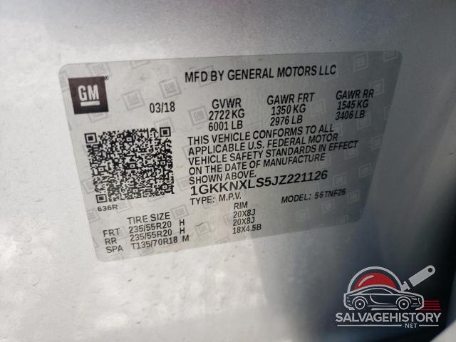 3GKALVEV6JL269335 2018 GMC TERRAIN photo no. 13
