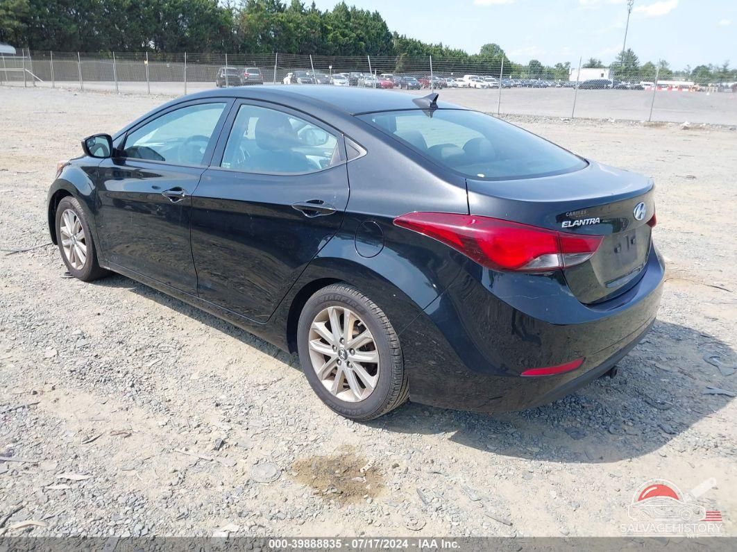 5NPDH4AE6EH543987 2014 HYUNDAI ELANTRA photo no. 3
