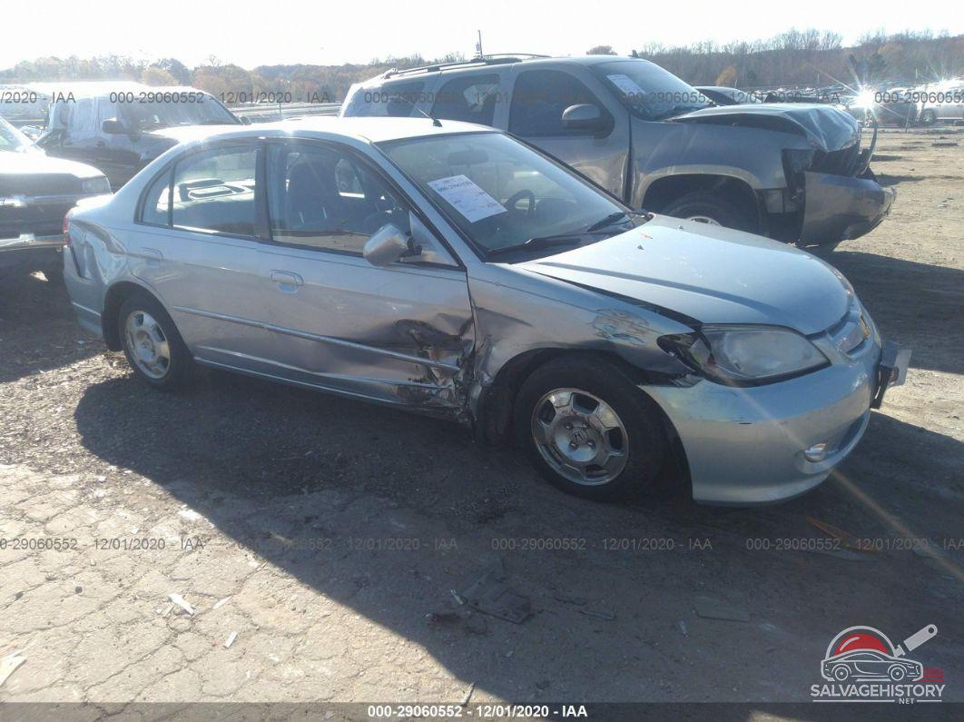 JHMES96665S019176 2005 HONDA CIVIC HYBRID photo no. 4