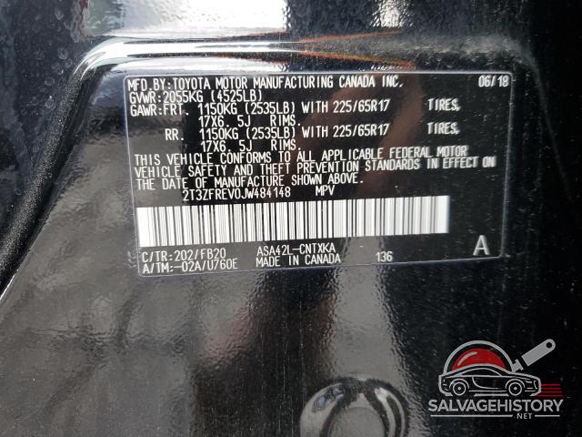 2T3ZFREV0JW484148 2018 TOYOTA RAV4 photo no. 12