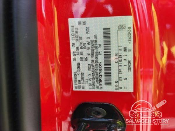 1FTMF1CB7NKE05495 2022 FORD F150 photo no. 7