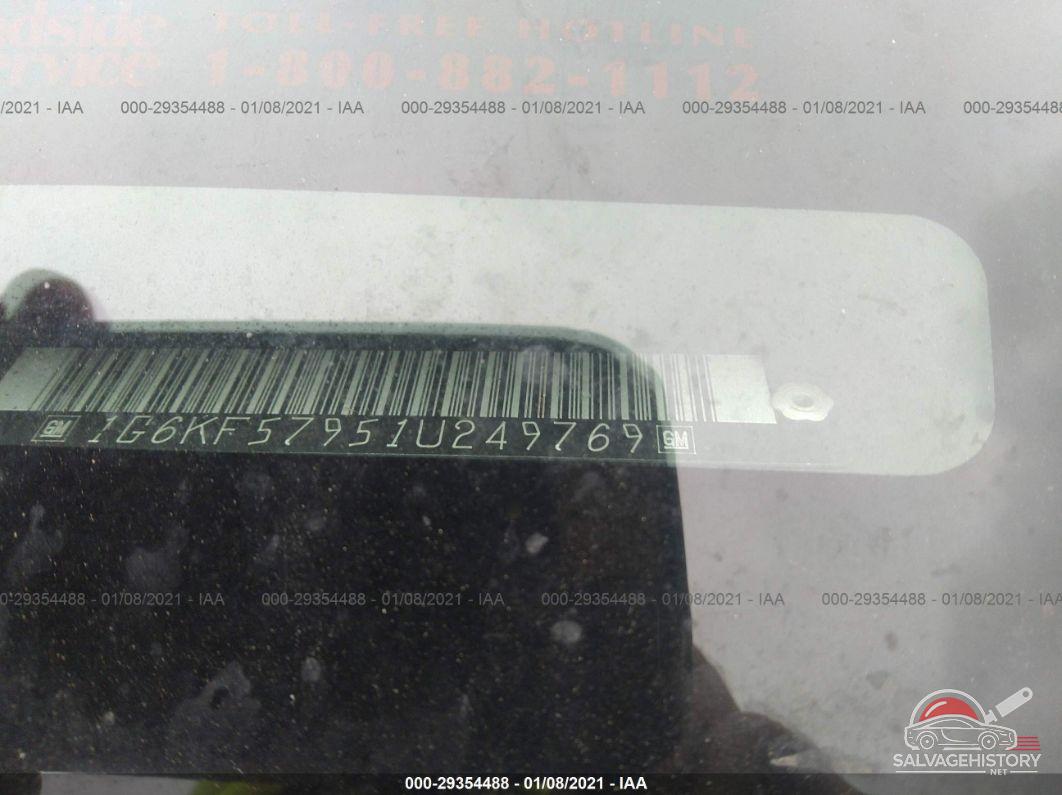 1G6KF57951U249769 2001 CADILLAC DEVILLE photo no. 9