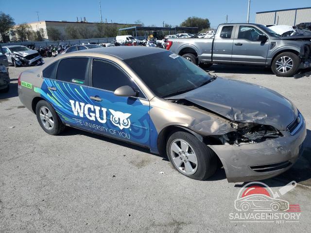 2G1WT55K769389459 2006 CHEVROLET IMPALA LT photo no. 4