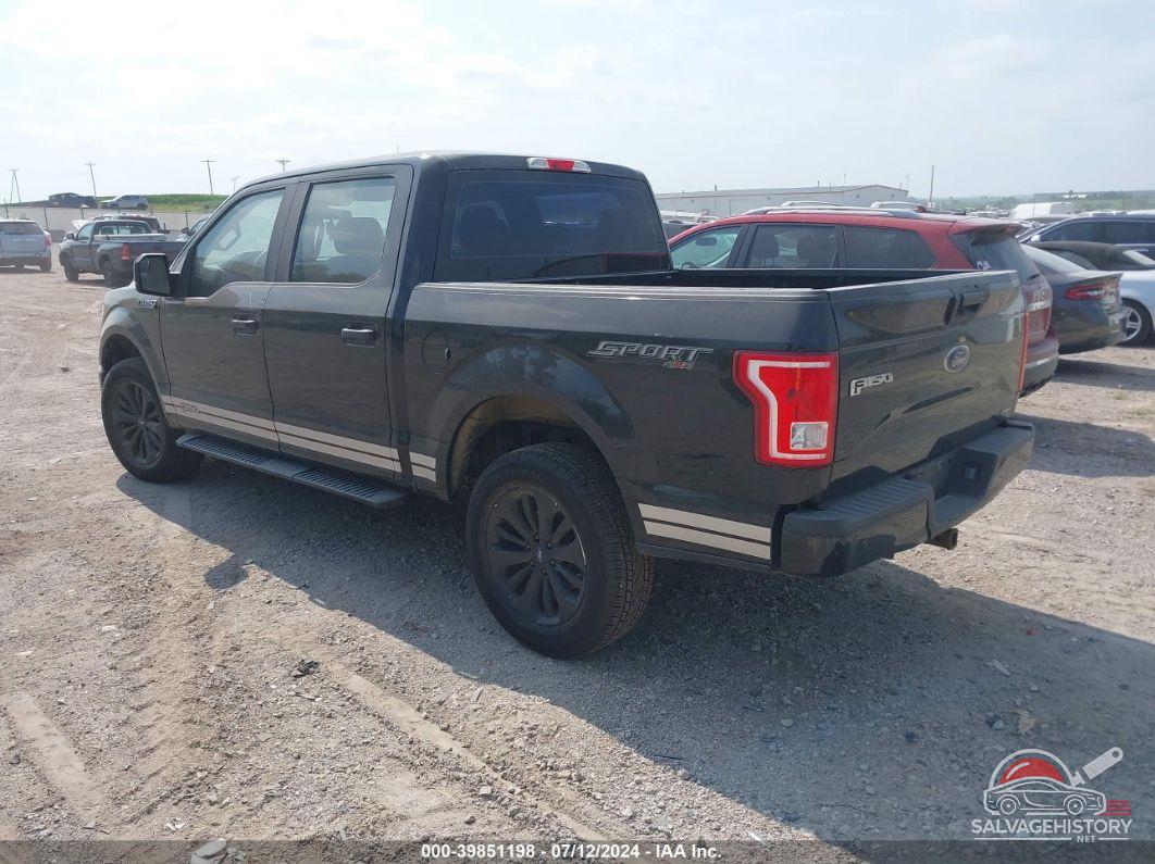 1FTEW1EF3GKE02553 2016 FORD F150 photo no. 3
