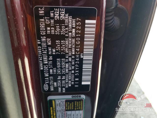 5XYP34HC4LG012257 2020 KIA TELLURIDE photo no. 14