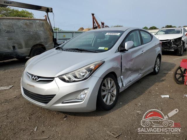KMHDH4AEXEU120265 2014 HYUNDAI ELANTRA photo no. 6