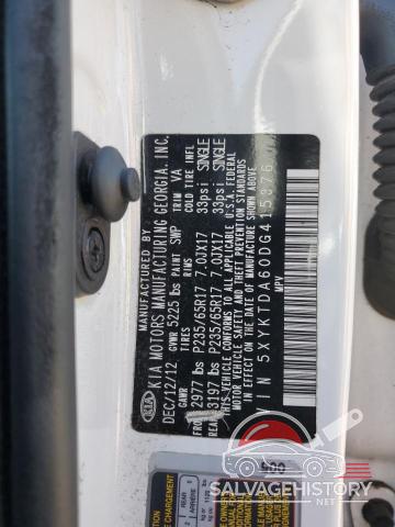 5XYKTDA60DG415376 2013 KIA SORENTO photo no. 13