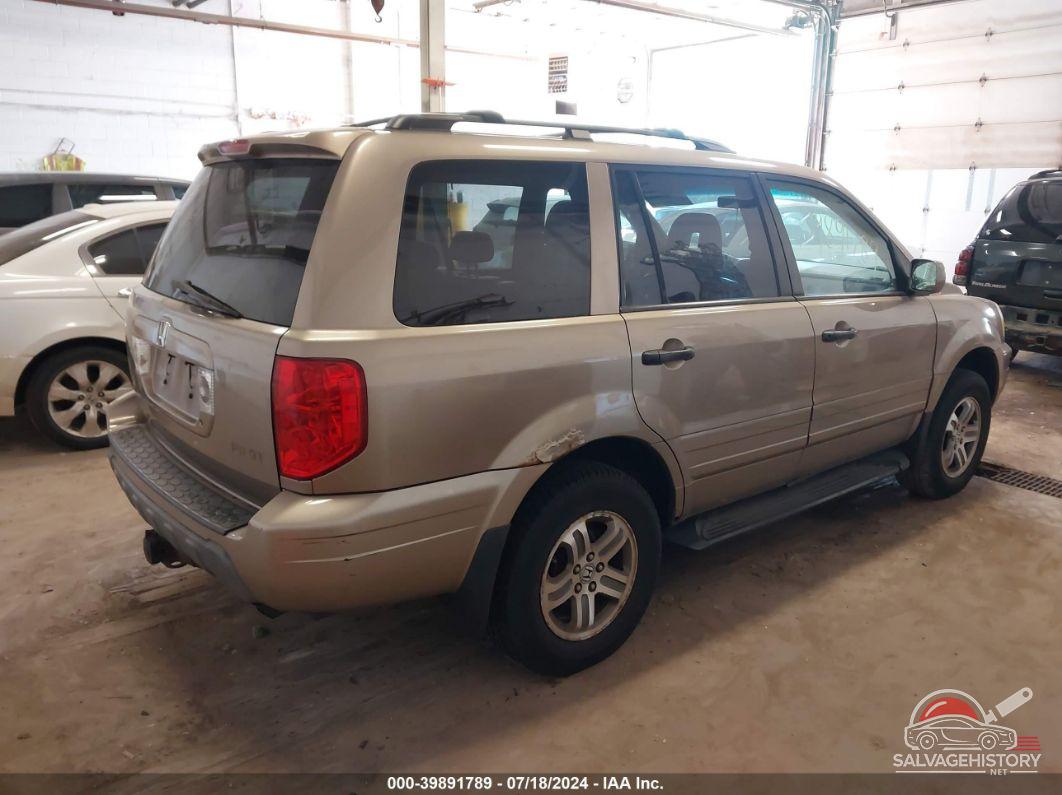2HKYF18754H527050 2004 HONDA PILOT photo no. 4