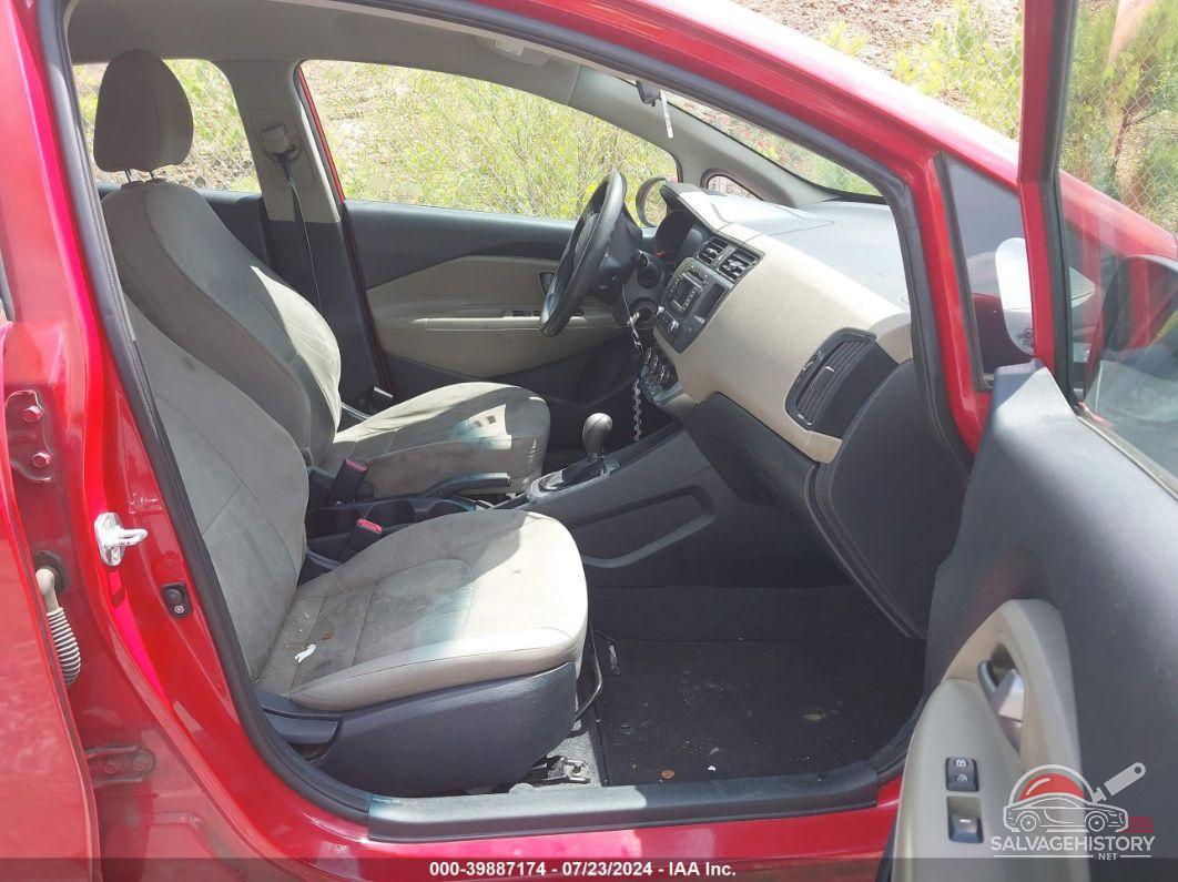 KNADM4A33E6350536 2014 KIA RIO photo no. 5