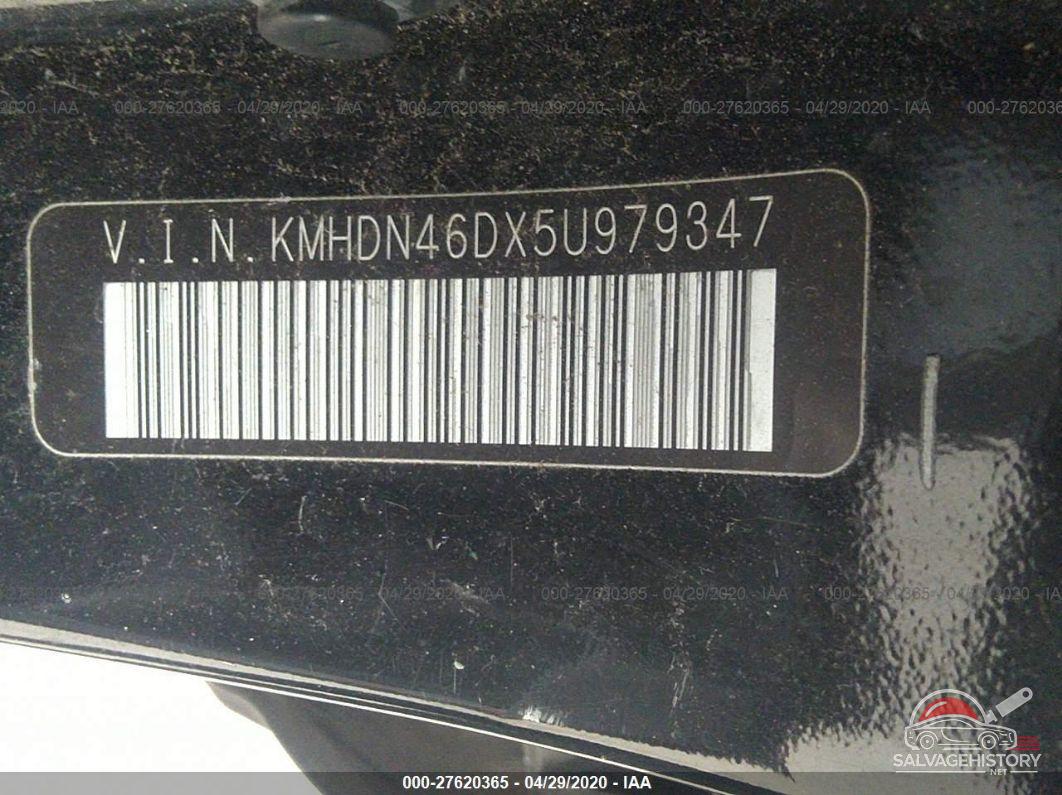 KMHDN46DX5U979347 2005 HYUNDAI ELANTRA photo no. 9