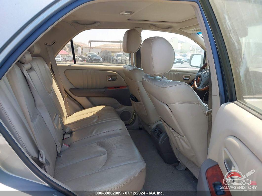 JTJHF10U020282120 2002 LEXUS RX 300 photo no. 8