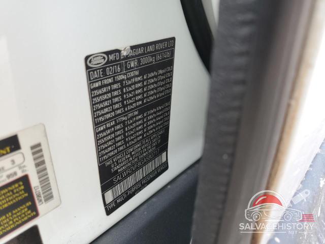 SALWR2VF8GA580717 2016 LAND ROVER RANGEROVER photo no. 12