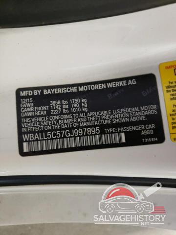 WBALL5C57GJ997895 2016 BMW Z4 photo no. 12