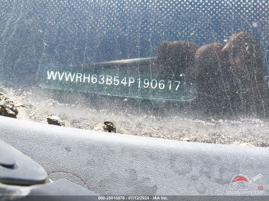 WVWRH63B54P190617 2004 VOLKSWAGEN PASSAT photo no. 9