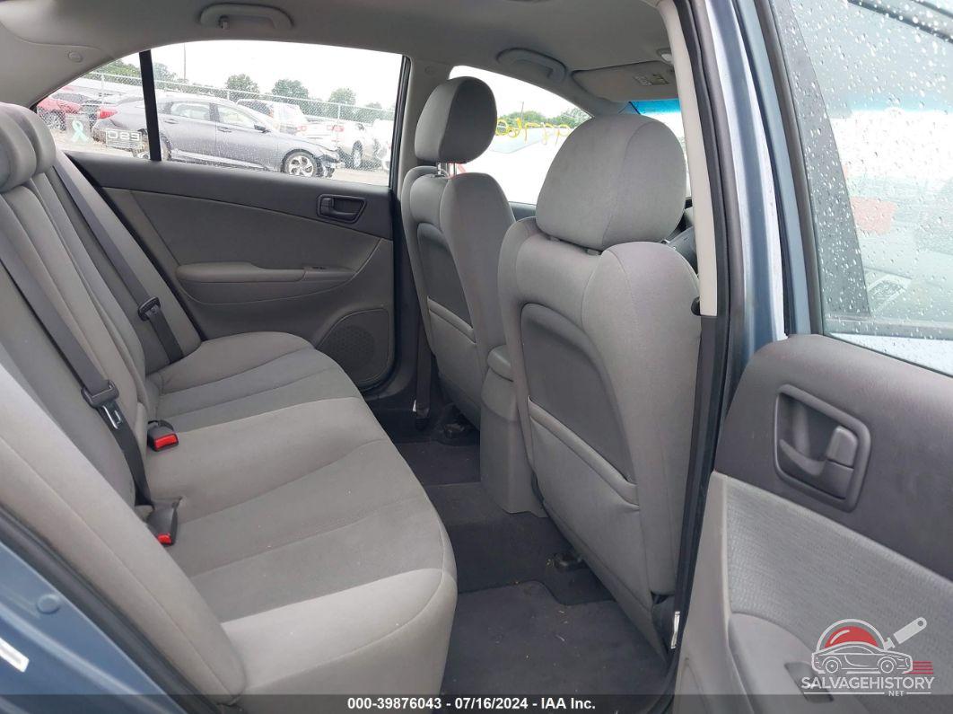 5NPET46C59H573398 2009 HYUNDAI SONATA photo no. 8