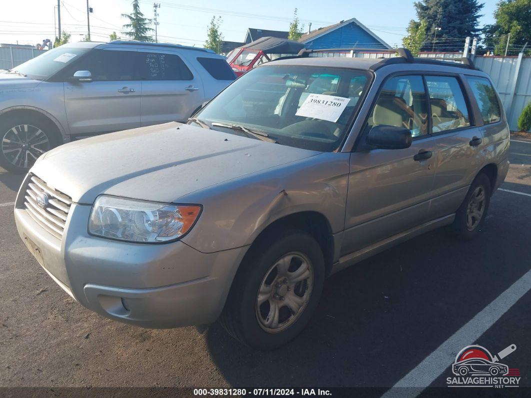 JF1SG63697H742261 2007 SUBARU FORESTER photo no. 2