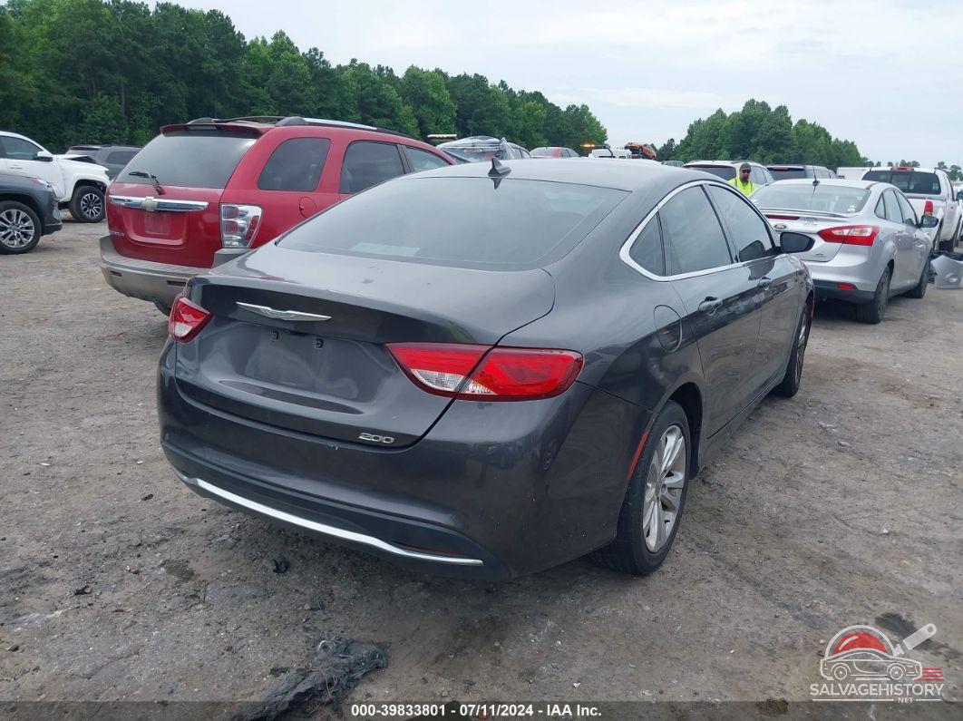 1C3CCCAB7GN175417 2016 CHRYSLER 200 photo no. 4