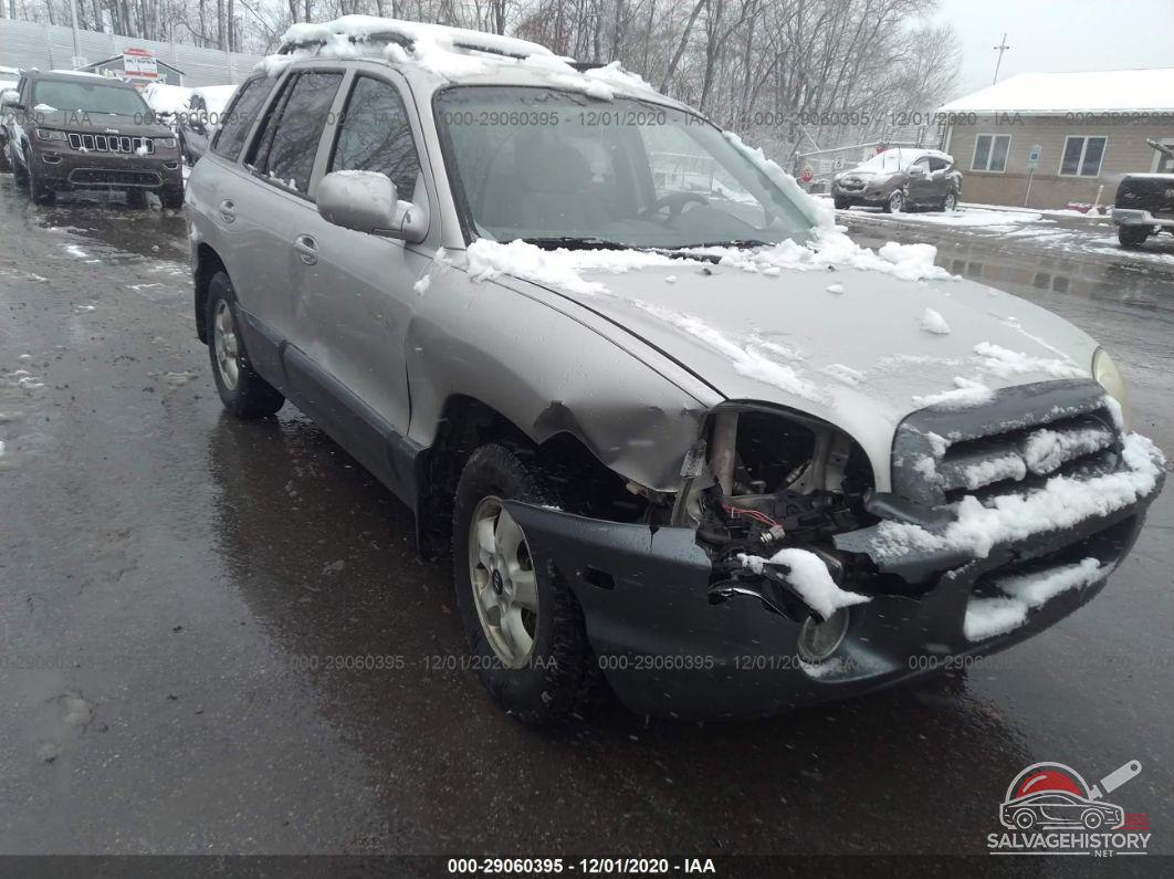KM8SC73D25U891637 2005 HYUNDAI SANTA FE photo no. 6