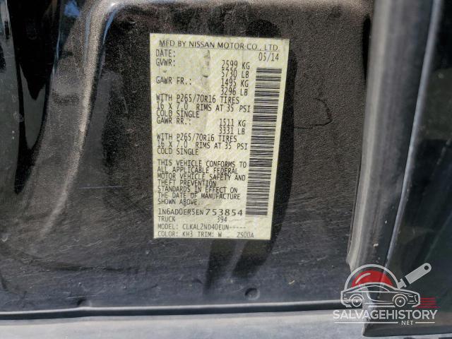 1N6AD0ER5EN753854 2014 NISSAN FRONTIER photo no. 12