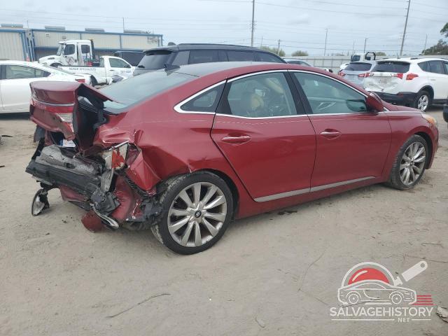 KMHFH4JG1DA300082 2013 HYUNDAI AZERA photo no. 3