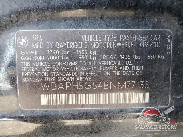 WBAPH5G54BNM77135 2011 BMW 3 SERIES photo no. 13
