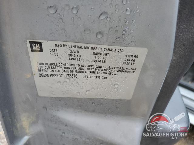 2G2WP582971172376 2007 PONTIAC GRANDPRIX photo no. 13
