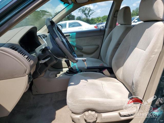 2HGES25721H610384 2001 HONDA CIVIC photo no. 7