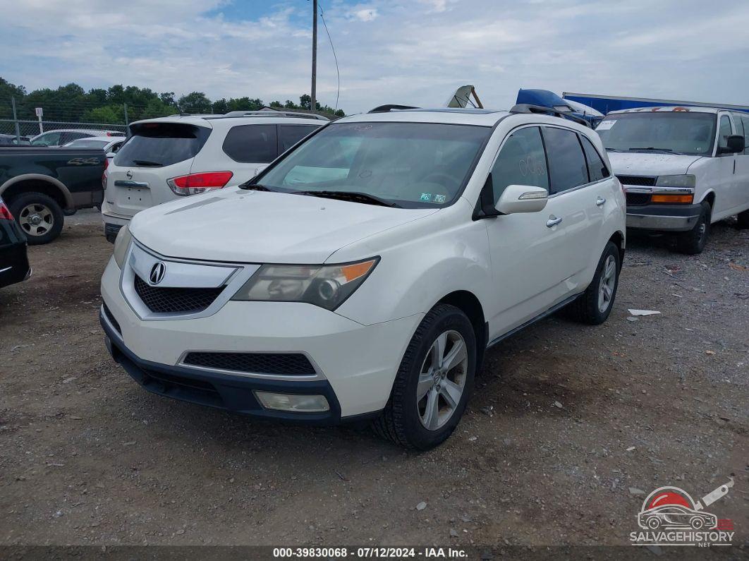 2HNYD2H27AH520714 2010 ACURA MDX photo no. 2