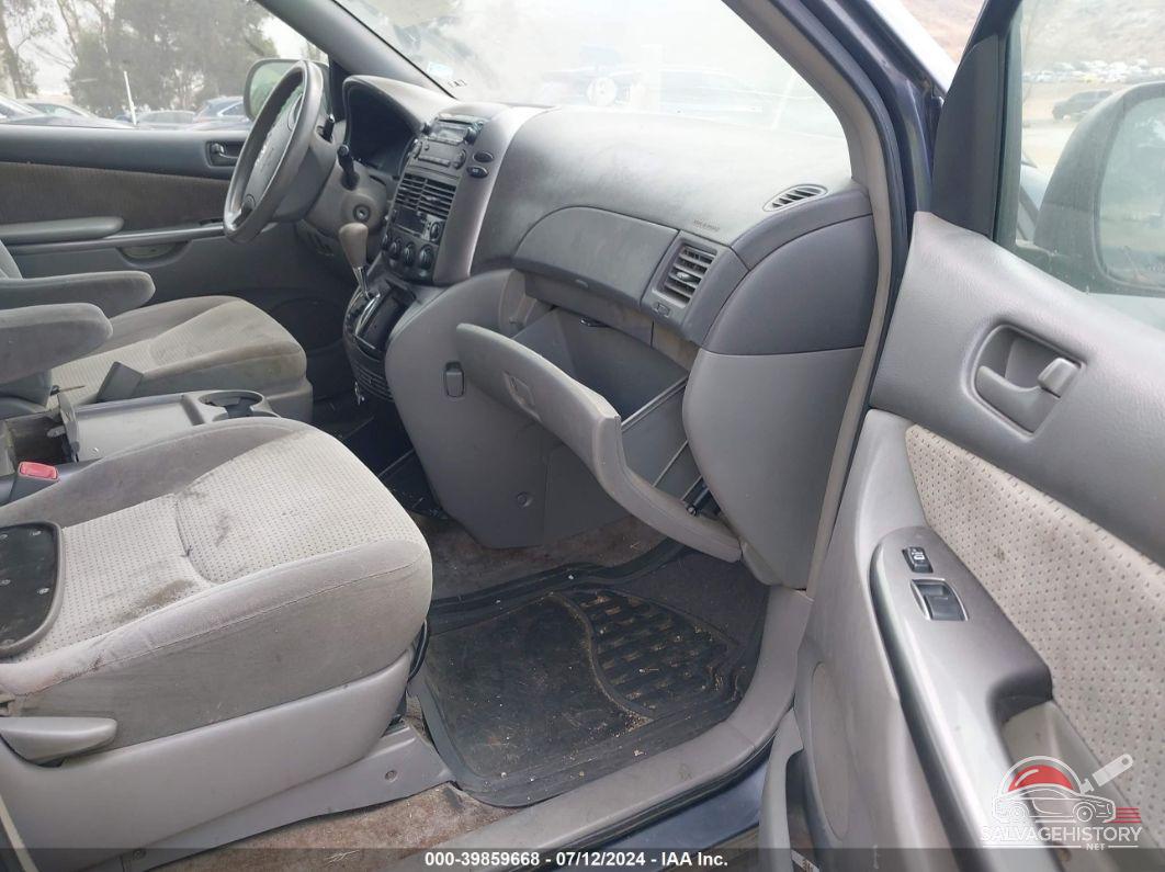 5TDZK23C69S284005 2009 TOYOTA SIENNA photo no. 5