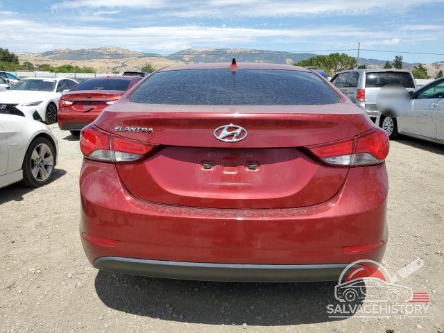 5NPDH4AE3EH460825 2014 HYUNDAI ELANTRA photo no. 6