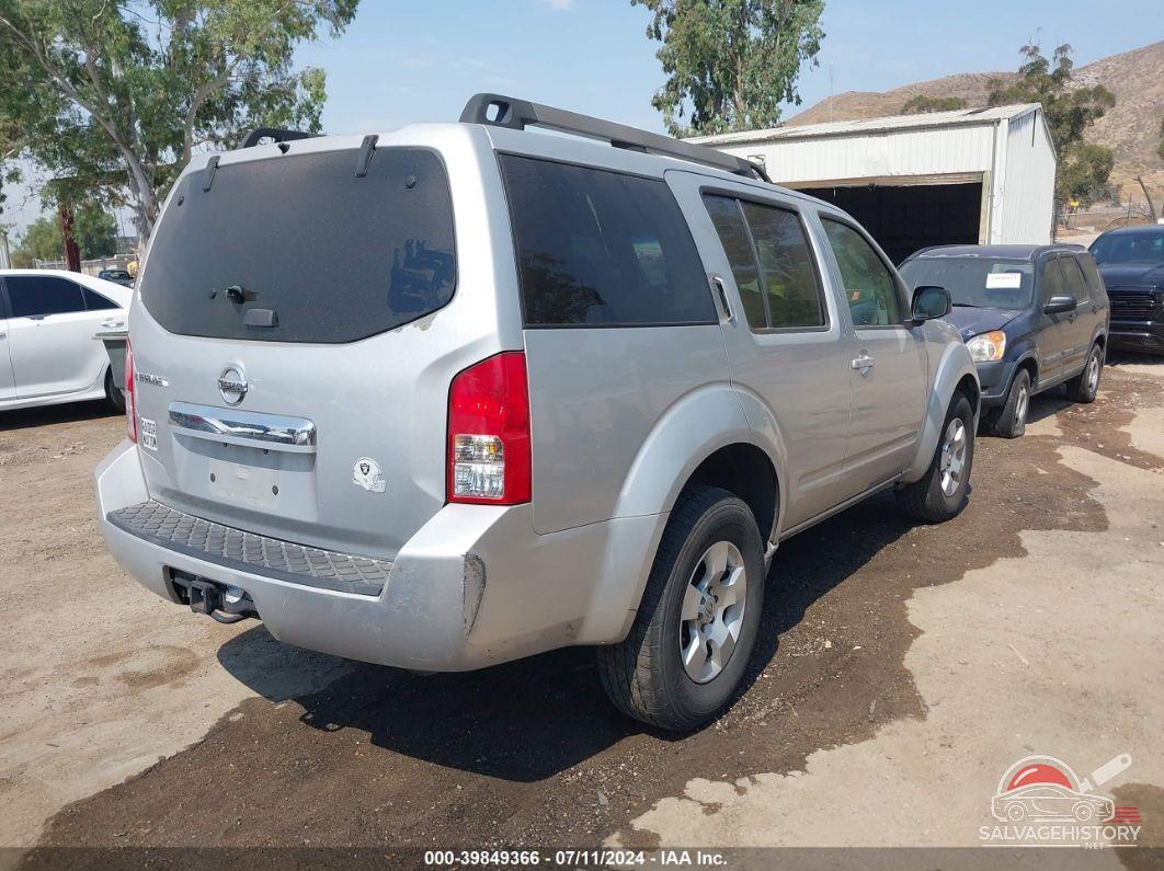 5N1AR18U58C644672 2008 NISSAN PATHFINDER photo no. 4