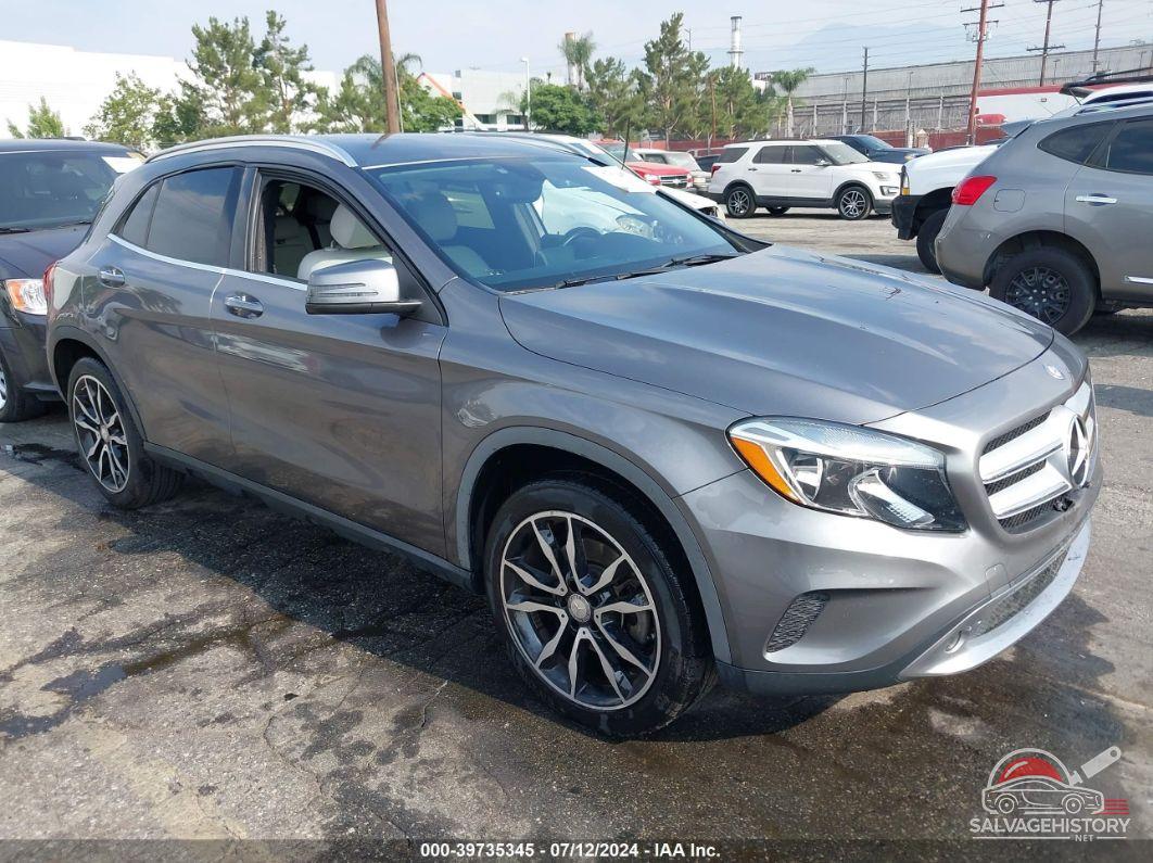 WDCTG4GB6FJ089030 2015 MERCEDES-BENZ GLA 250 photo no. 2