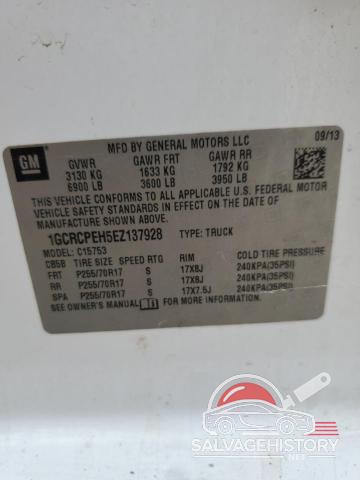 1GCRCPEH5EZ137928 2014 CHEVROLET ALL Models photo no. 12