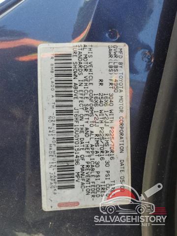 JT6HF10U0Y0151496 2000 LEXUS RX300 photo no. 14