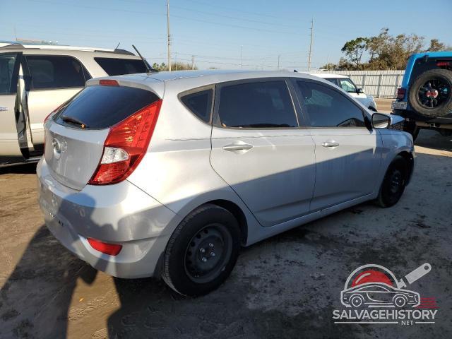 KMHCT5AEXFU222263 2015 HYUNDAI ACCENT photo no. 3