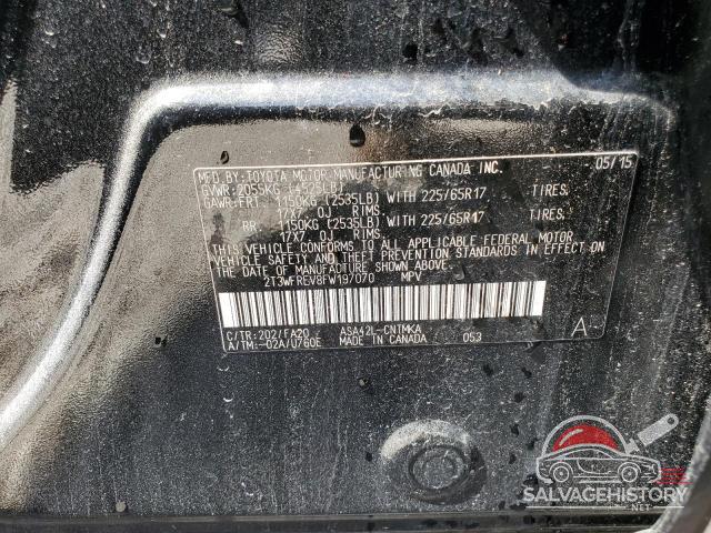 2T3WFREV8FW197070 2015 TOYOTA RAV4 photo no. 13