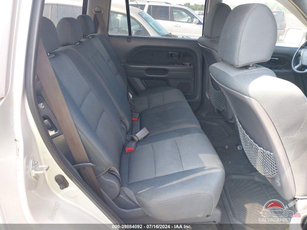 5FNYF28218B017857 2008 HONDA PILOT photo no. 8