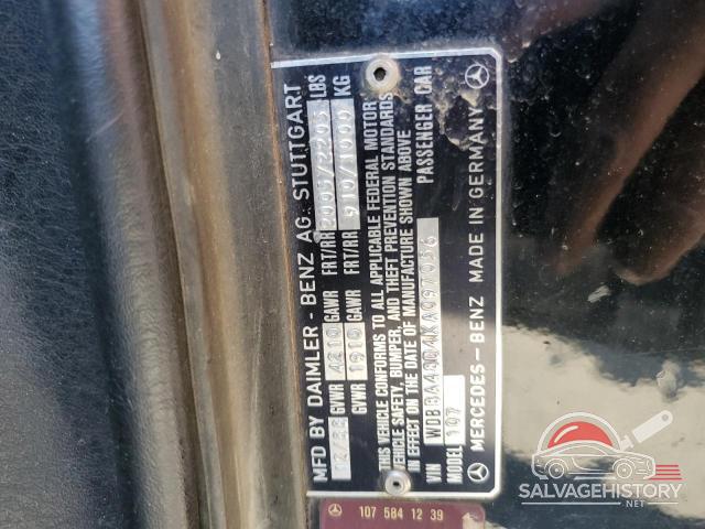 WDBBA48D4KA097056 1989 MERCEDES-BENZ SL-CLASS photo no. 12