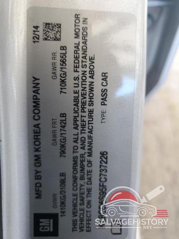 KL8CD6S95FC737226 2015 CHEVROLET SPARK photo no. 12