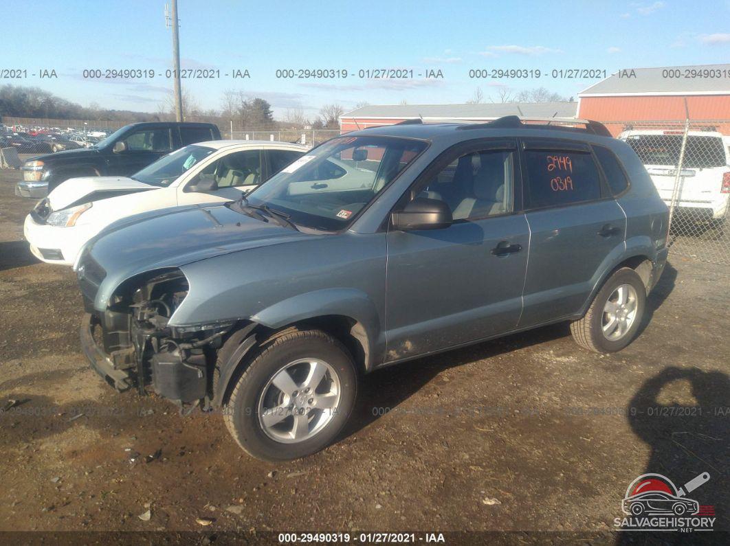 KM8JM12B37U545878 2007 HYUNDAI TUCSON photo no. 2