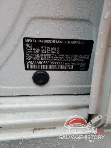 WBA5A5C56ED508008 2014 BMW 5 SERIES photo no. 12